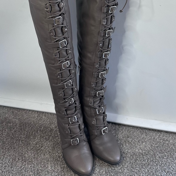 Jimmy Choo Maloy 95 boots size 37 gray - Picture 3 of 7